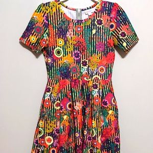 LuLaRoe Amelia Dress Floral Print